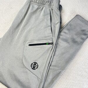 Polo Sport Ralph Lauren Mens Gray Athletic Jogger Pants XL RN41381 Zipper Ankle